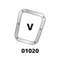 Алюминевая рамка коробки передач - "V"