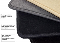 Textile floor mats set for Peugeot 508 (2010-2019)