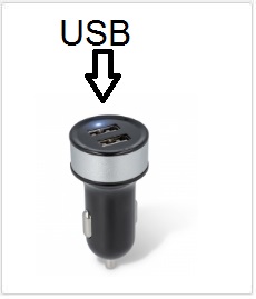 Adapteris no 12V uz USB