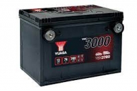 Car battery - YUASA 74Ah , 740A, 12V 